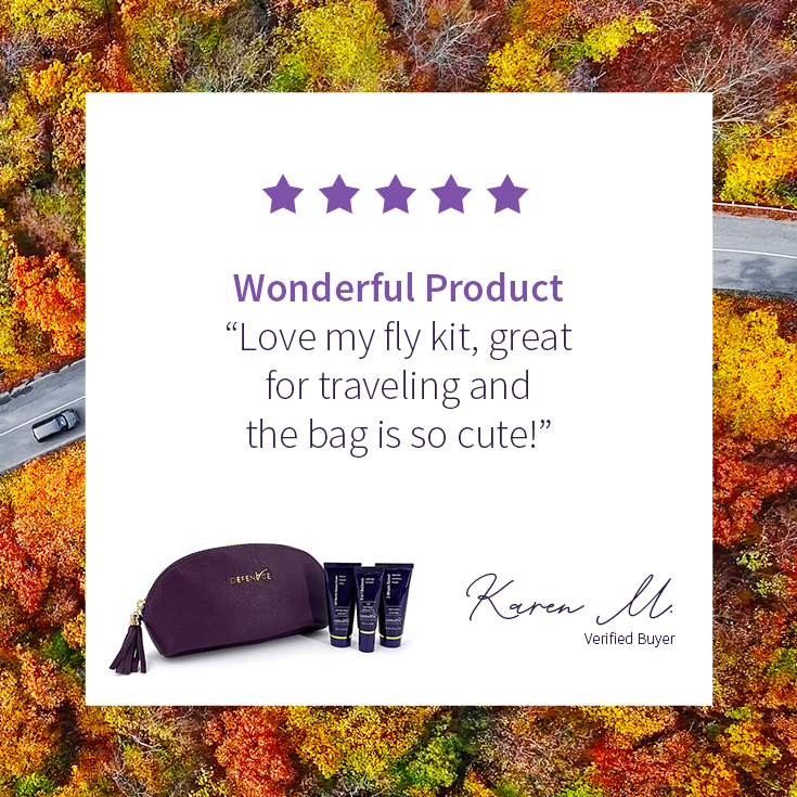 DefenAge's tweet photo. We love a 5–star customer review! Thanks for the 💜 Karen. #DefenAgefans #beautifulskin #realreviews #DefenAgeflykit https://t.co/xG903oSvSs