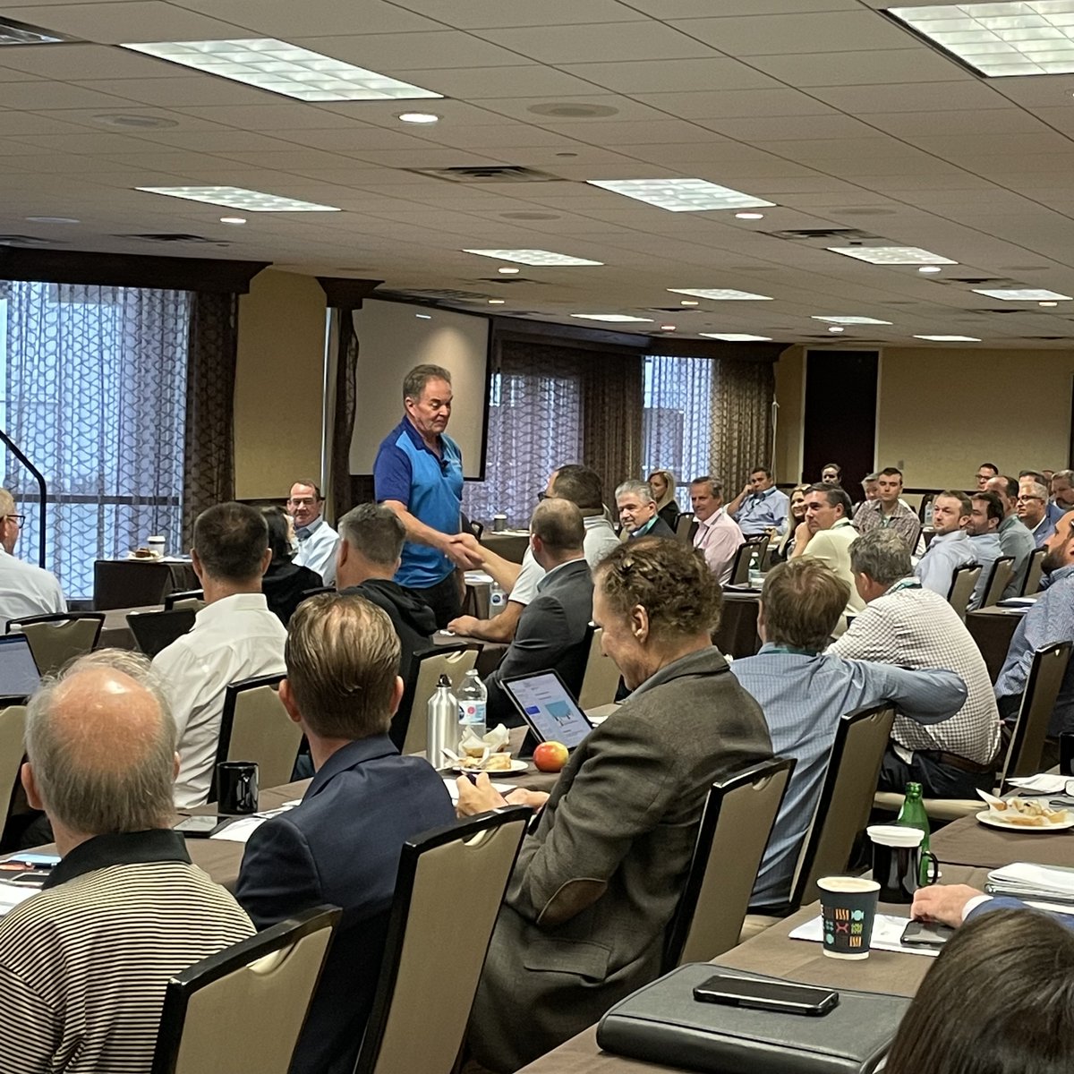 TCNWorldwide's tweet photo. Launching the first day of training sessions at this year's TCN Fall Conference with keynote speaker Jack Daly who is leading an outstanding session on Smart Selling - The Path to Hyper Sales Growth! #CRE #TCNFallConference #JackDaly https://t.co/LM8ItKmO59
