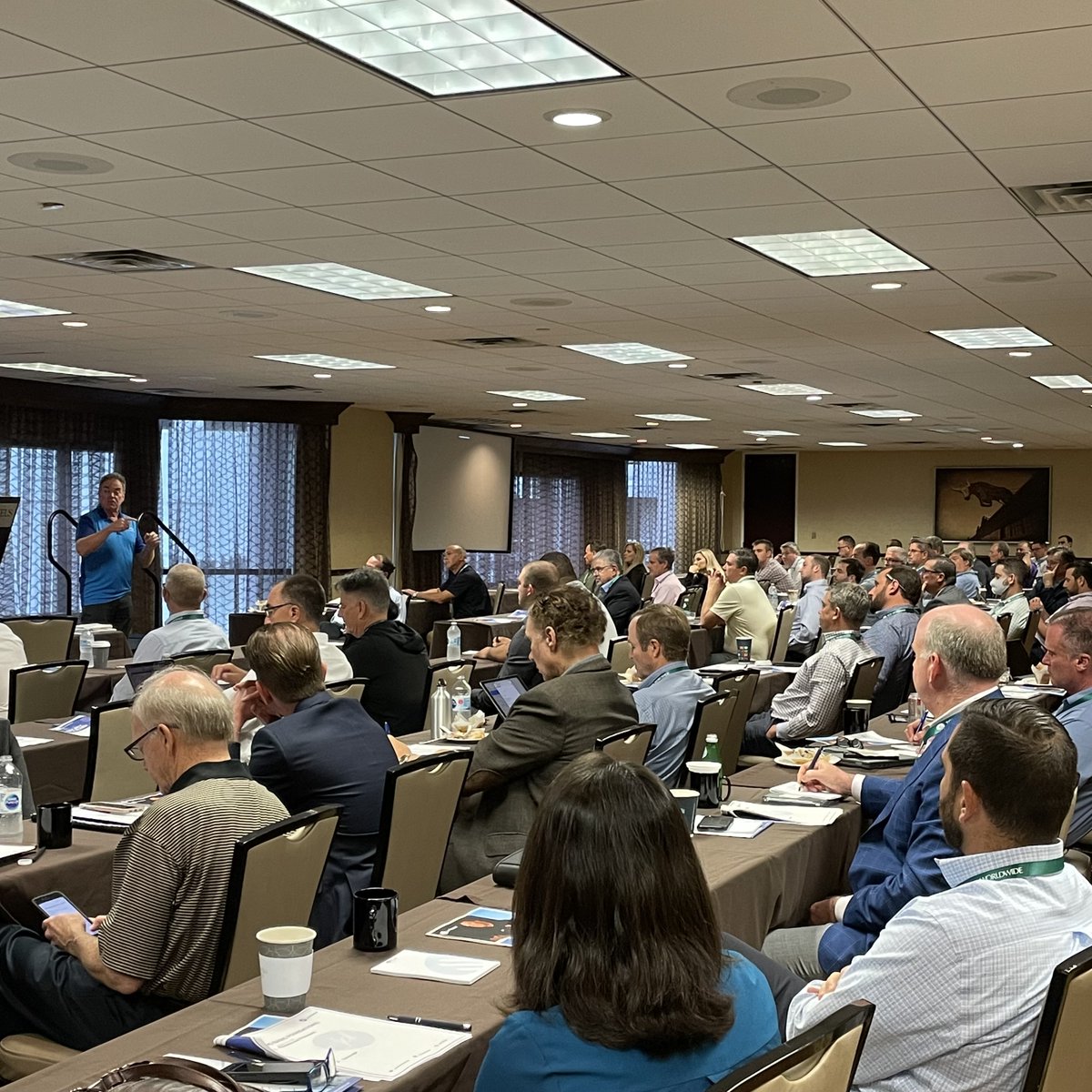 TCNWorldwide's tweet photo. Launching the first day of training sessions at this year's TCN Fall Conference with keynote speaker Jack Daly who is leading an outstanding session on Smart Selling - The Path to Hyper Sales Growth! #CRE #TCNFallConference #JackDaly https://t.co/LM8ItKmO59