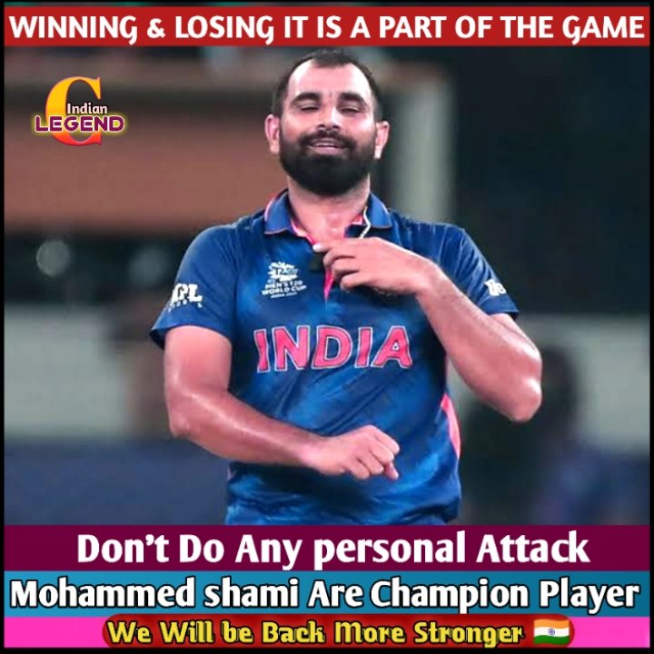 AMITSHU47198568's tweet photo. We will back More Stronger 💪 🇮🇳

#TeamIndia #MohammedShami 
@MdShami11 @imVkohli @ImRo45 https://t.co/GUGmRs5PAZ