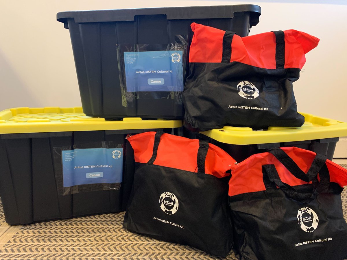 SuperNOVAatDal's tweet photo. @ActuaCanada’s #InSTEM kits have arrived - we’re excited to get them out to communities across NS! These activities challenge youth to create a scaled model of an Indigenous cultural unit while learning about the Indigenous Knowledge contributing to innovative design #ActuaInSTEM https://t.co/o3OJ7UVBMT
