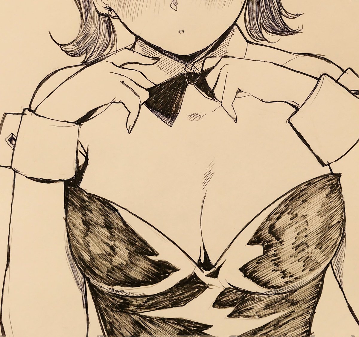 #このタグを見た人は自分の絵柄のおっぱいを見せる 