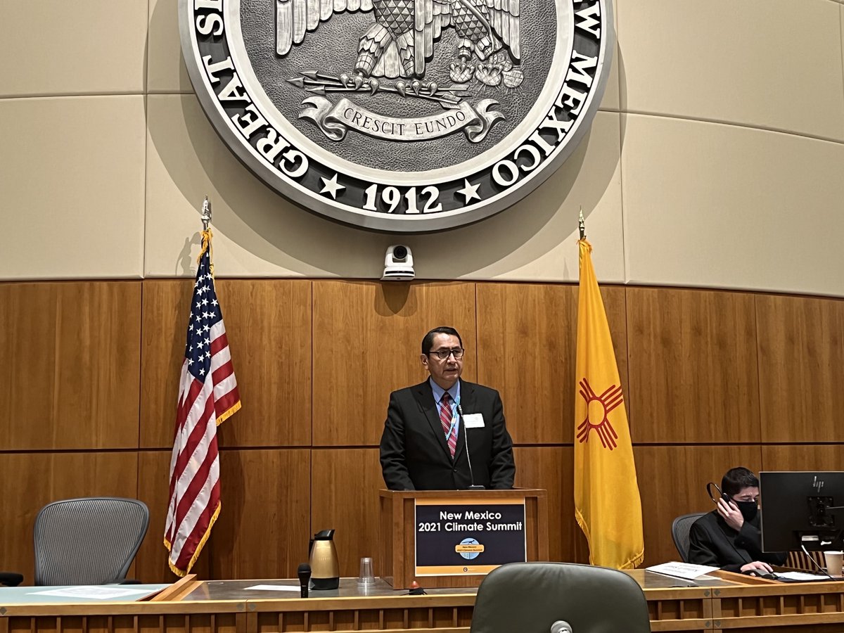 "Mother Earth is not one of us, it is a part of us." 
- Navajo Nation President Jonathan Nez @NNPrezNez at #NMClimateSummit. #nmleg #nmclimate