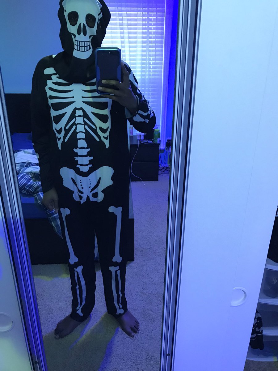 lowvisiongamer's tweet photo. Being Muslim I never celebrate Halloween as a child now I’m 30 and love things like paranormal tv shows and horror movies. This year I got my first Halloween costume to wear to a party and to hand out candy I can’t wait for the weekend https://t.co/RxlQW8Rxuo