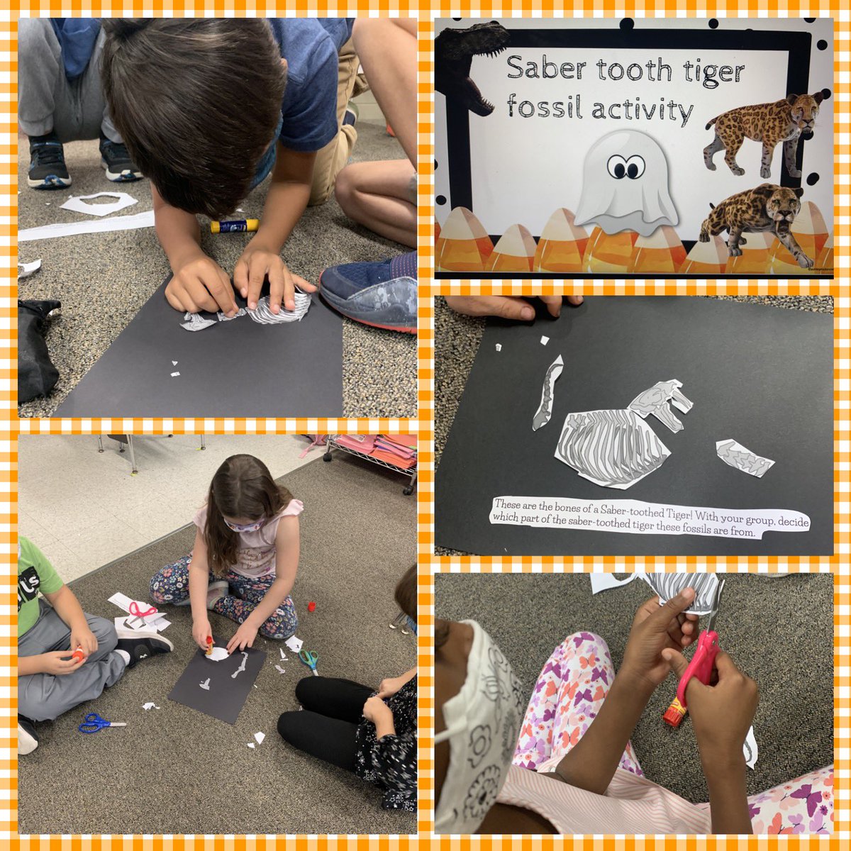 mrslockwitz's tweet photo. Paleontologist hard at work! What part of the saber tooth tiger did they uncover? 🔍 https://t.co/Gzwf5eCUNg