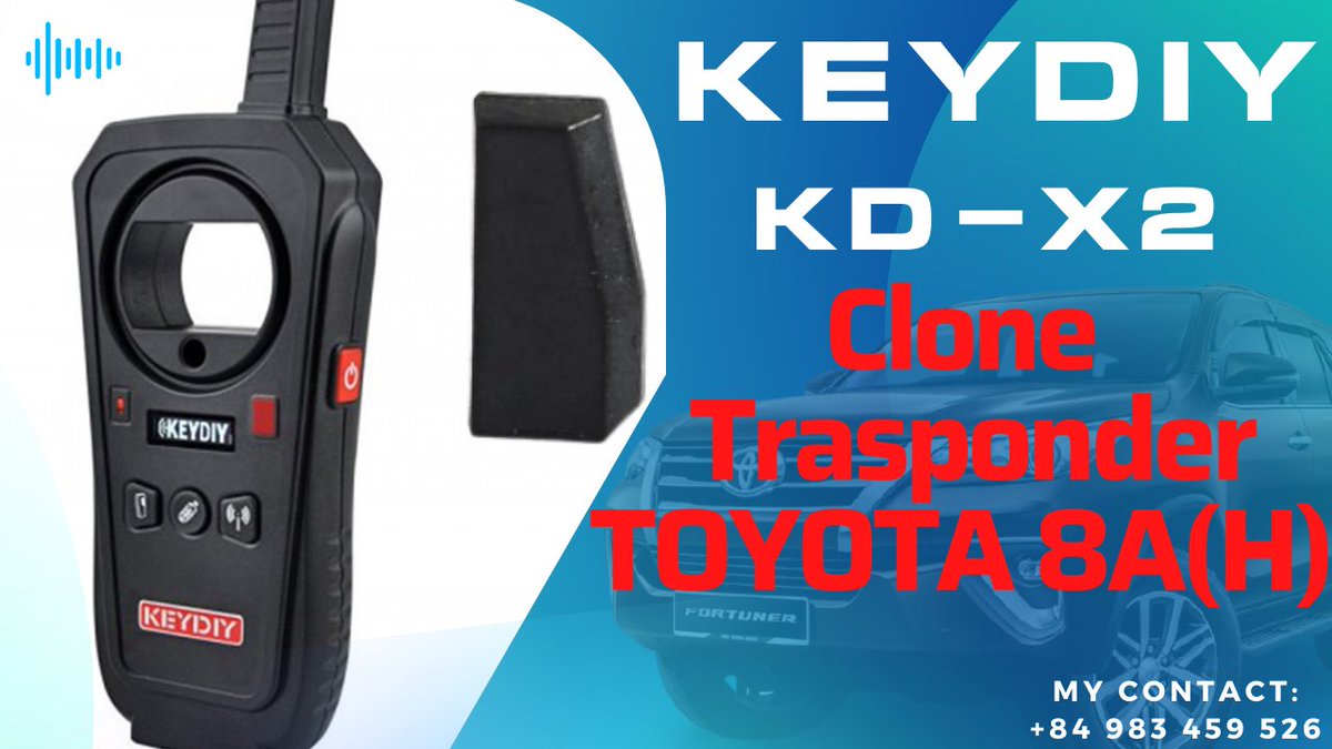 Decode and Copy transponder key 8A (H) Toyota using chip 8A Keydiy with KD-X2
#keydiy #kdx2 #transponder #chip #key #keysshop #copy #clone #toyota #locksmith 

Link: youtu.be/LKT7ViWDnJ8