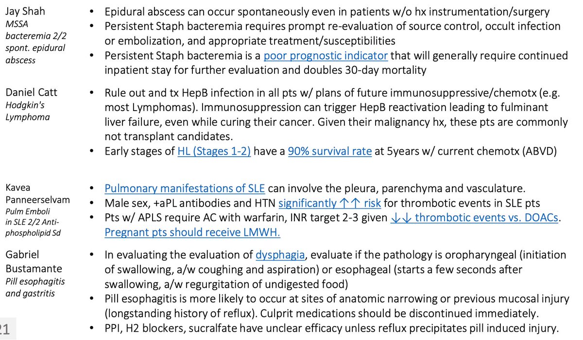 Another day of great morning report teaching by residents across our pavilions.