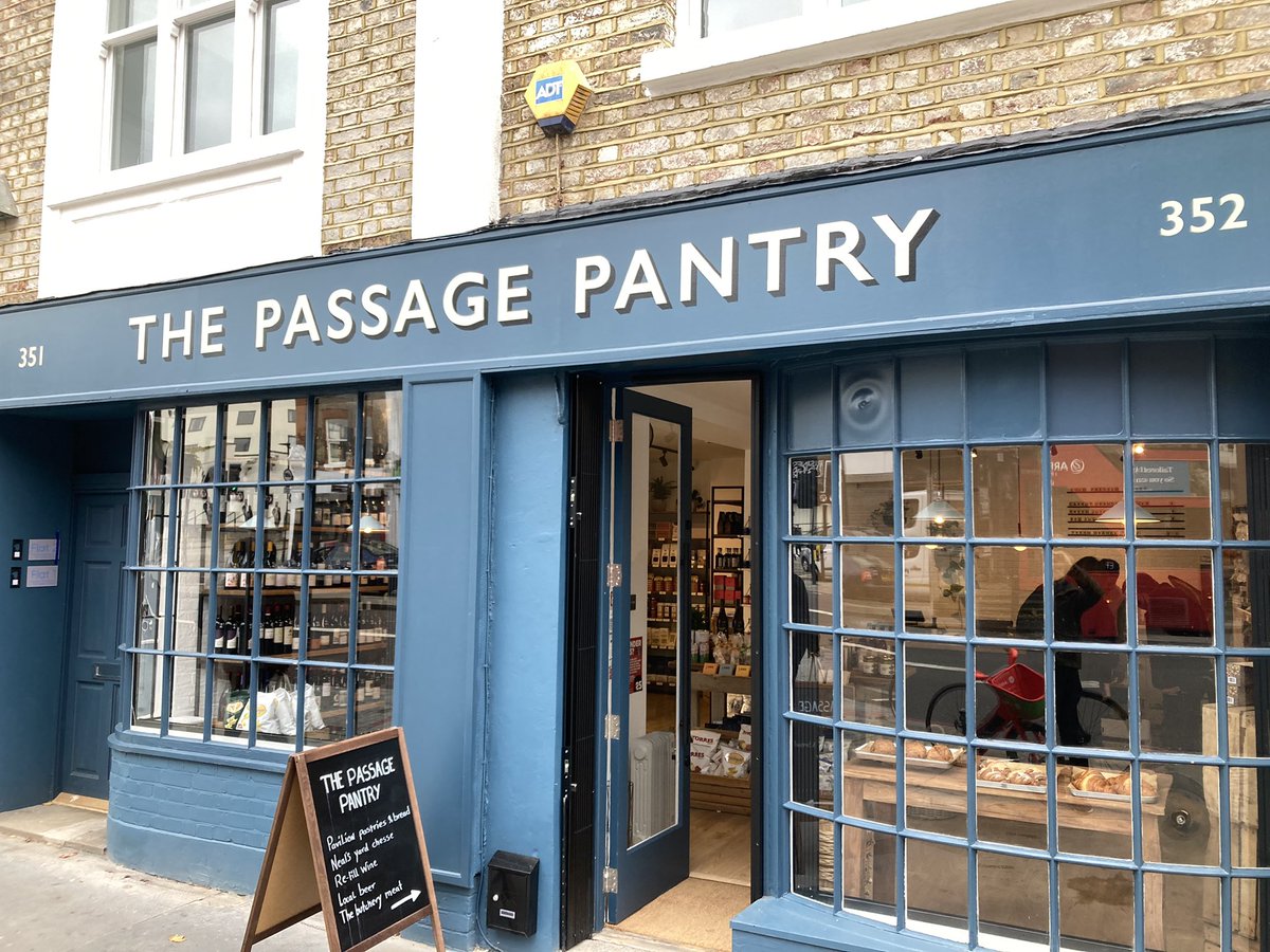 hwallop's tweet photo. I’m not sure Islington needs another deli, but Passage Pantry nr Angel (corner of Upper St and Camden Passage) is such an lovely place – full of brilliant producers such as @elnavarrico, @Brindisa @LakelandMues, @WHITEMAUSU.
Best of luck, Filipe! https://t.co/PBBCLyOv87