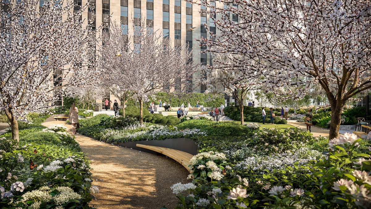 HMWhiteSA's tweet photo. A #rooftop #forest #garden #workplace amenity at @rockcenternyc on top of @RadioCity thanks to @tishmanspeyer! #LandscapeArchitectHankWhite to present the #RadioPark project at @archpaper #OutdoorSpaces virtual conference on Dec 9.  Register at link.  

https://t.co/87DO1djAc8 https://t.co/8tq7x1LJfU