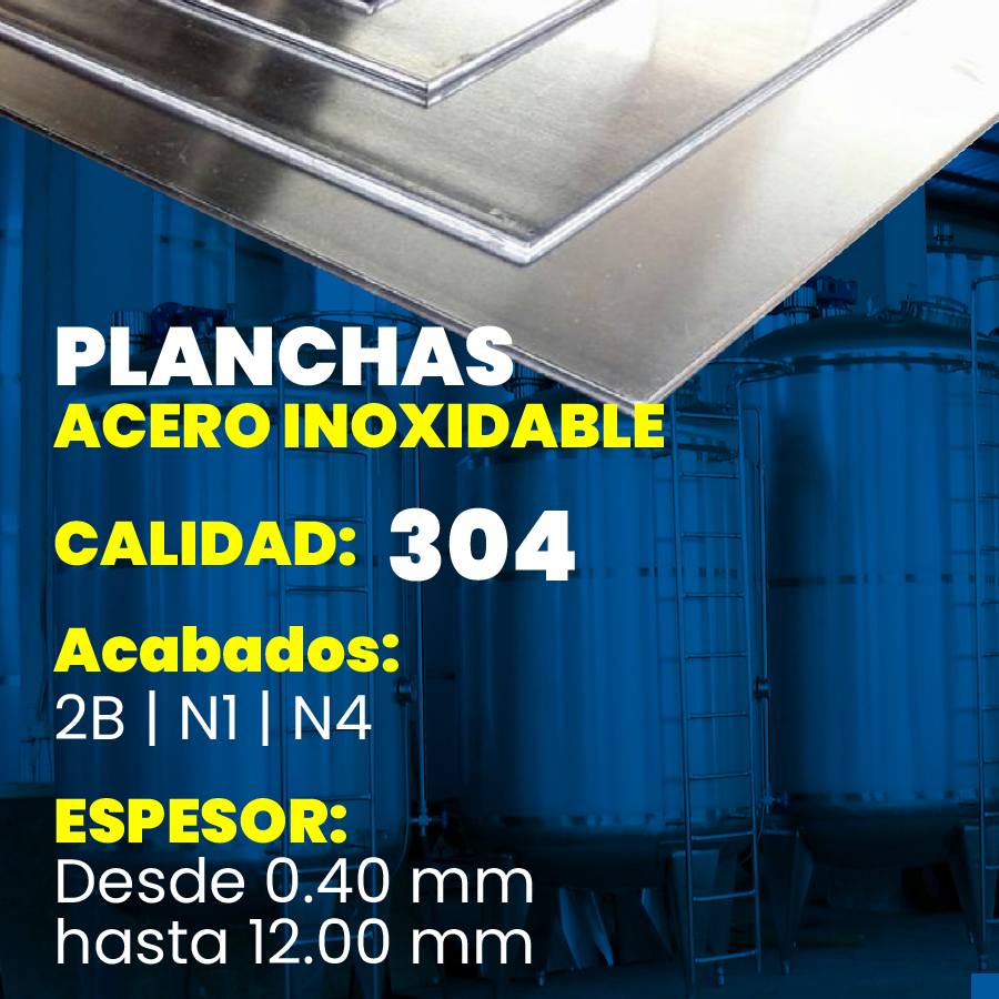 Geroneto on X: ⚠️ DISPONIBLES - Planchas de Acero Inoxidable 304 Acabado  2B, N1 y N4 Dimensiones deplanchas: 1.22x2.44 Más detalles:    / X