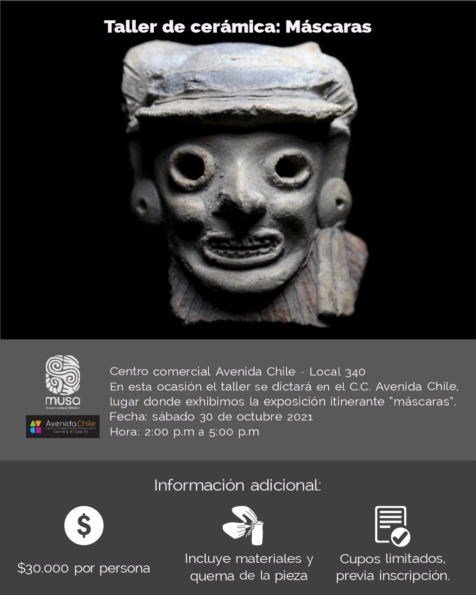 Taller de cerámica "mascaras" - mailchi.mp/316d55d01504/t…