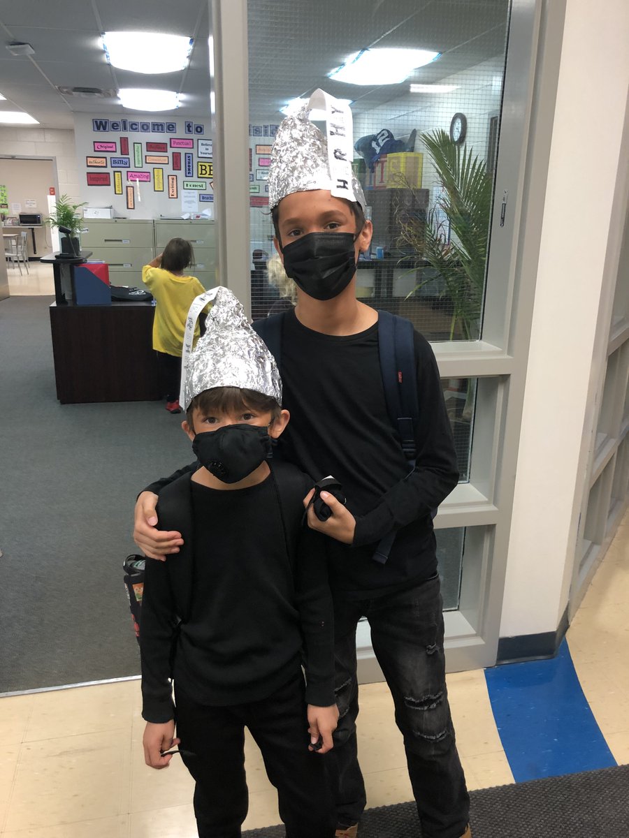 StIsidoreOCSB's tweet photo. It's a YUMMY day at St. Isidore today!  Dress as a treat day brought out ice cream, candy canes, blue slushies, oreos, bubble gum, melted chocolate and other favourites. https://t.co/EX8uwGNSkR