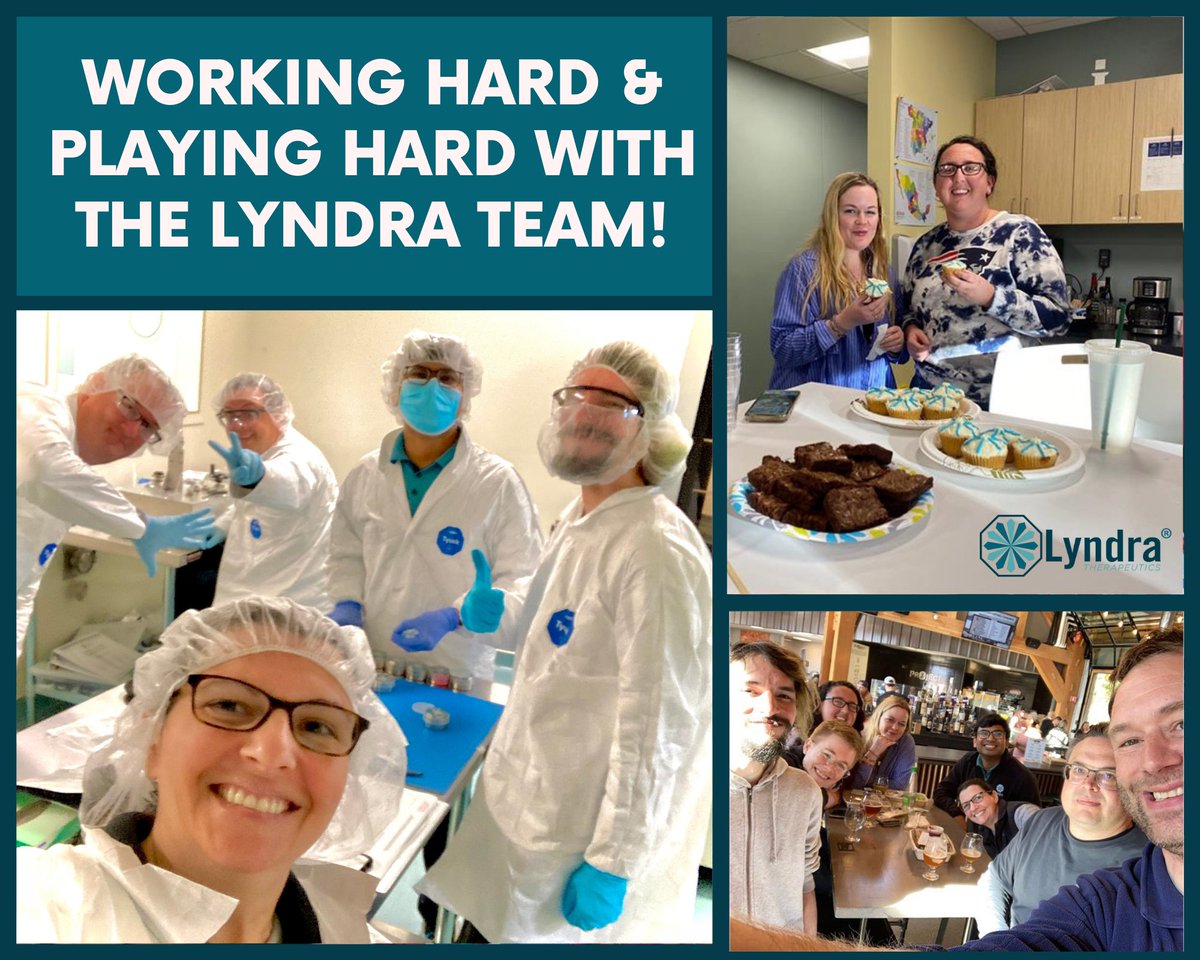 Here at Lyndra we aim to foster an environment where hard work is met with good times. This weekend, our mission brought a hardworking, collaborative team to our manufacturing facility to keep advancing our pipeline – &amp; a happy hour and home-baked goods! 🍻🧁#WorkHardPlayHard