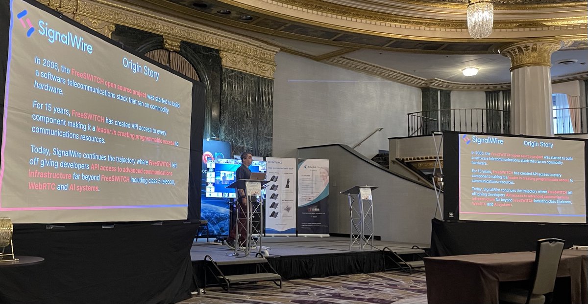 QuestBlueInc's tweet photo. @freeswitch / @signalwire founder. A great speech by @anthmfs - Anthony Minessale - at ClueCon2021!
ClueCon is happening in Chicago until the 28th. Register now: https://t.co/gxbA9zTxdF or join the virtual conference!
#ClueCon #ClueCon2021 #QuestBlue https://t.co/YyYYCekLaB