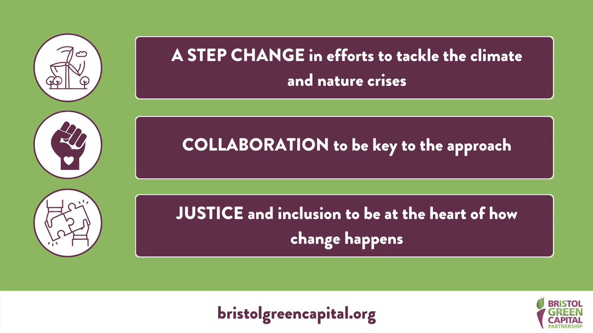 bcnpartnership's tweet image. Day 1 #COP26: At this pivotal time, the Partnership is calling for a step change in efforts to tackle the climate and nature crises, for justice and inclusion to be at the heart of how change happens, and for collaboration to be key to the approach. bristolgreencapital.org/cop26-time-for…
