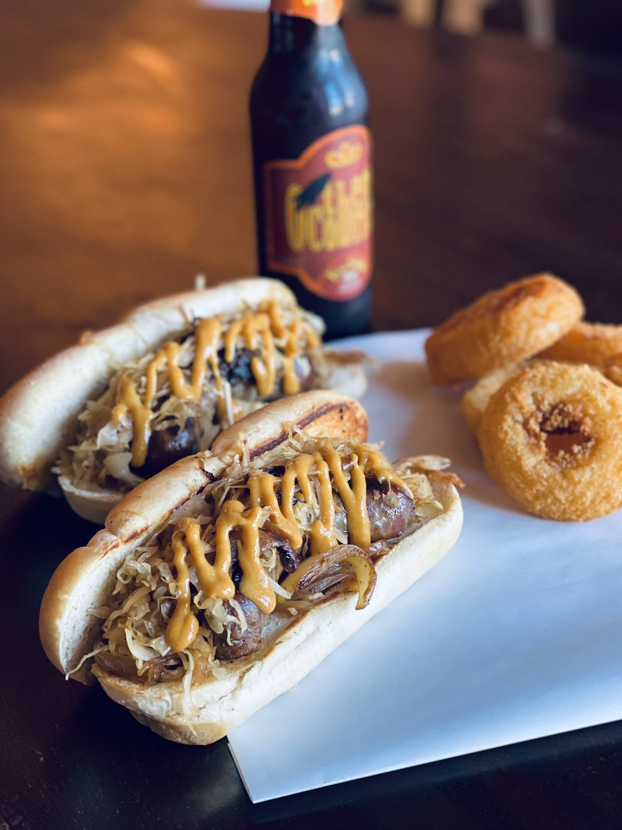 KStateJPs's tweet photo. Celebrate #Oktoberfest with us! The menu will run from Monday, October 25, through Saturday, October 30. 
•Schnitzel Sandwich 
•Beer-Braised Bratwurst 
•Oktoberfest Beef Burger
•Bratwurst Mac+Cheese
And More! 
#Oktoberfest #KStateJPs https://t.co/5g0KRNXzoY