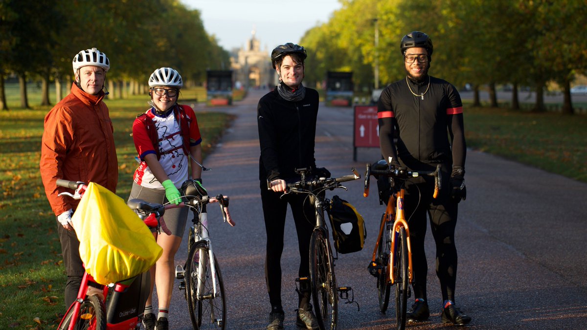 GreatOrmondSt's tweet photo. Congratulations team! 🌟📢

Day 3 marks an incredible 211 miles cycled by the #RideForTheirLives team. Today, they followed the River Trent to Derby, then rode on to Chesterfield, covering almost 76 miles en route to #COP26Glasgow.

211 miles down, 329 to go! 🚵🚵‍♂️ https://t.co/wuJD5mlZRW