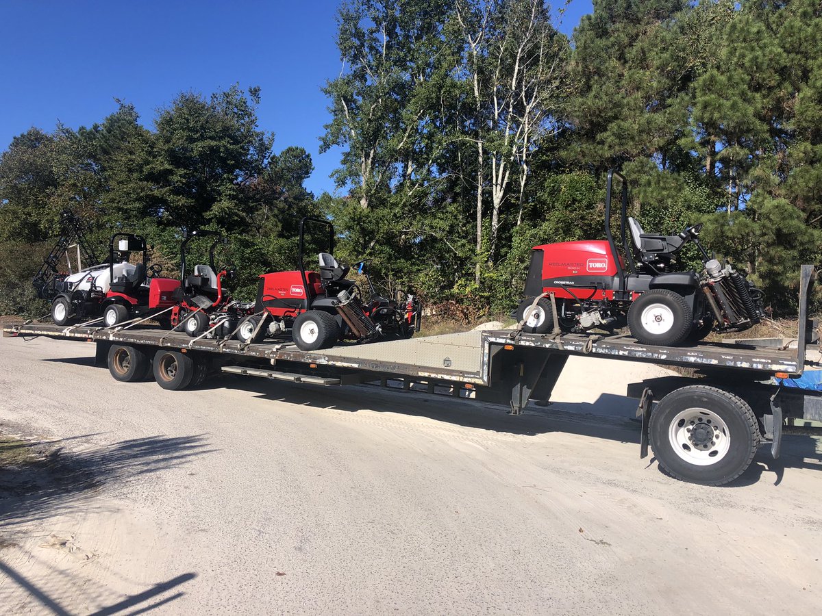 Nice equipment delivery from STI today. Thanks @clubcorp <a href="/smithturf/">Smith Turf & Irrigation</a>