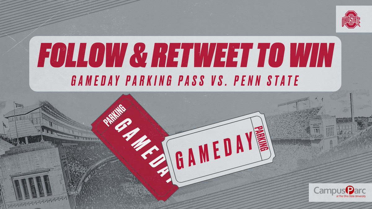 CampusParc's tweet image. Two weeks without a gameday in the Shoe &amp;lt;&amp;lt;

Let's celebrate being back by giving one of YOU a parking pass for the Penn State game! RT and follow @CampusParc to enter!!

Remember to visit our Instagram &amp;amp; Facebook for additional opportunities to win. Good luck!🥳🏈
