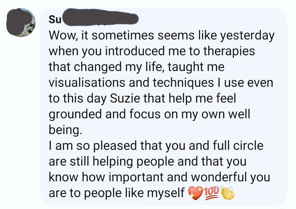 We 💗 this new message to our CEO Suzanne (Suzie) Ruggles. Suzie supported Su, then a courageous 19yr old, during 9 months' complete isolation in 2002-3 #haematology #RMU @StGeorgesTrust #neutropenia #bmt #bonemarrowfailure #AplasticAnaemia #wellbeing #care  #whenitmattersmost