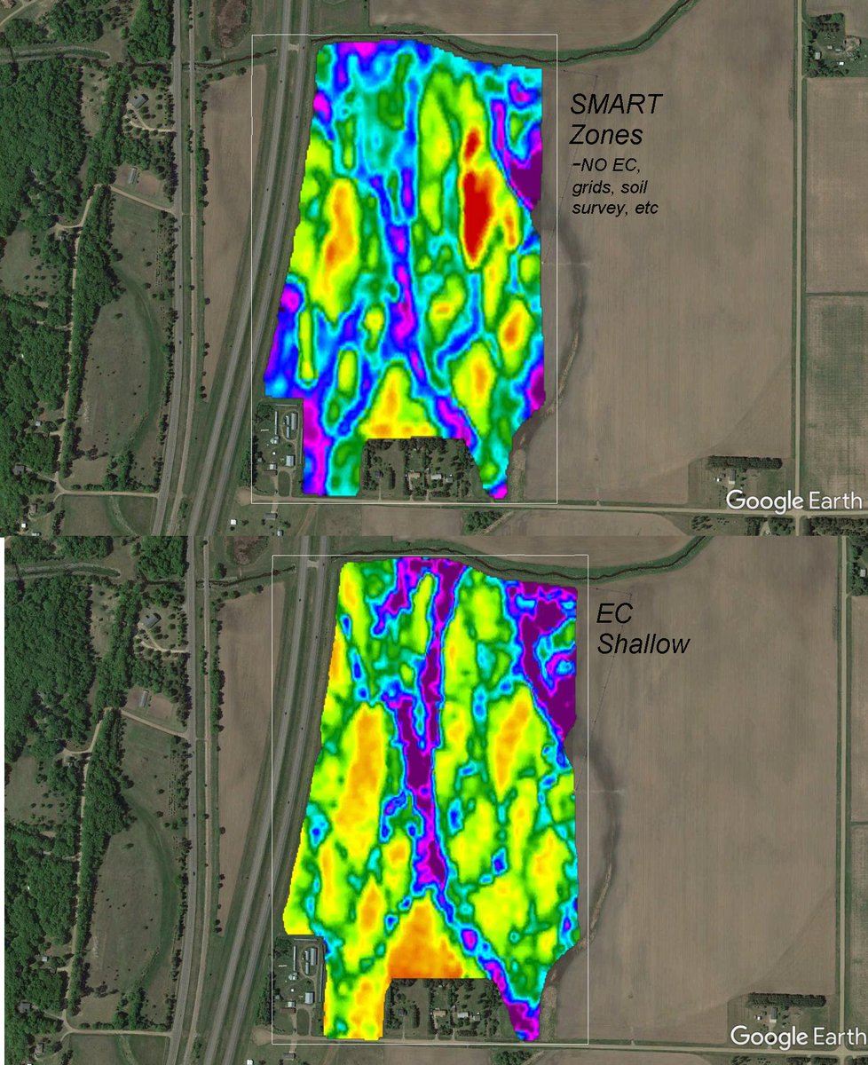 michaeldunnCCA's tweet photo. Ready to think outside the box?

Zone management can be accomplished accurately, efficiently, economically and with great detail using #Soil #Imagery and #SurfaceFlow maps.

We rarely find the need to run an #EC cart or grid sample a field any longer

#SMART4D https://t.co/Su1lMuOExv