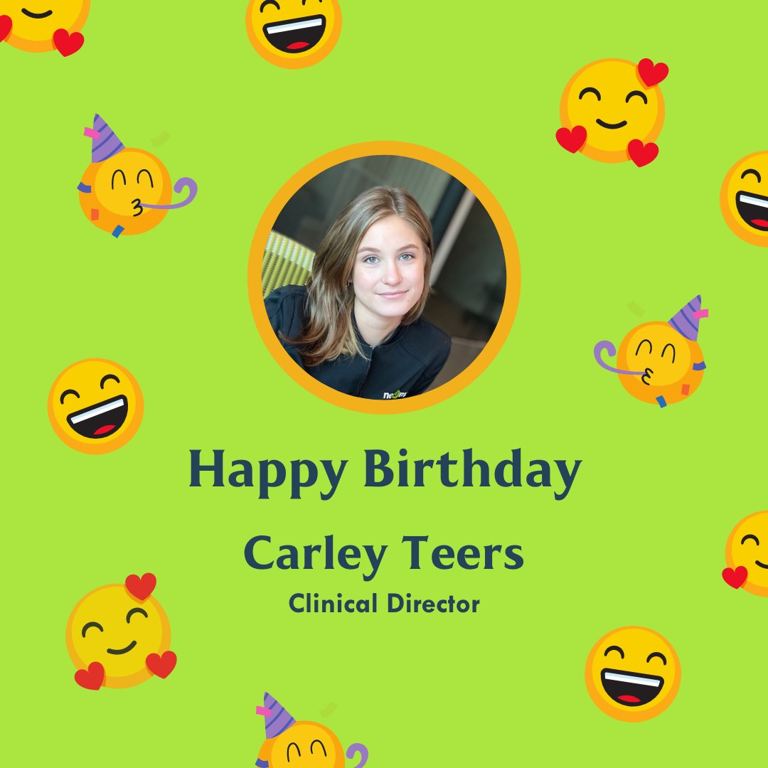 We would like to wish a very special happy birthday to a very special person... From the entire NeuMed team, Happy birthday Carley!