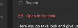 cantcomputer's tweet photo. On a mac with desktop version of Microsoft To Do and desktop version of Outlook, click "Open in Outlook" in desktop To-Do, and it open the mail in the web interface and not the client ๐คฆ #ManagementProblems ๐คฃ https://t.co/IDsdv3eotf