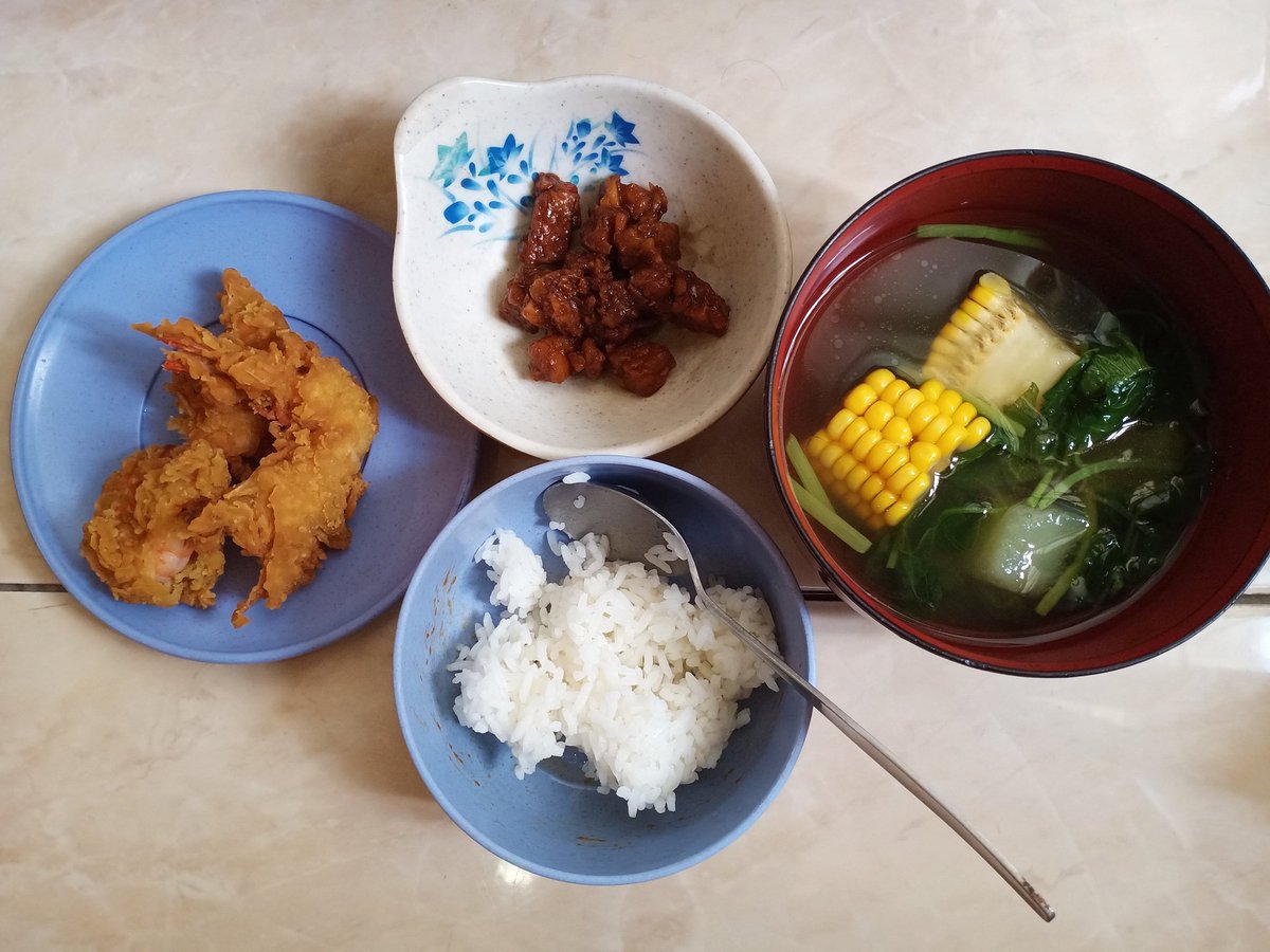 Fried Shrimp Crizpy. Healthy Full Breakfast done! Serve it as snack or side dish both are delicious!

Recipe : batikkusumasari.com/2021/10/26/fri…

#delicious #foodblogger #homemade #seafood #shrimp #fried #RecipeOfTheDay