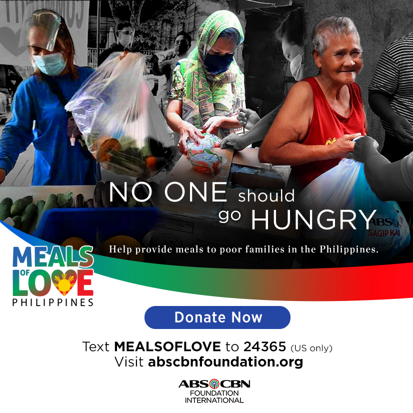 ABSCBNFI's tweet photo. Elders and children are unable to provide for themselves and their families. Any amount you donate will put food on their tables.
#fighthunger #MealsOfLove #ABSCBNFoundationInternational https://t.co/DgvXjM50VK