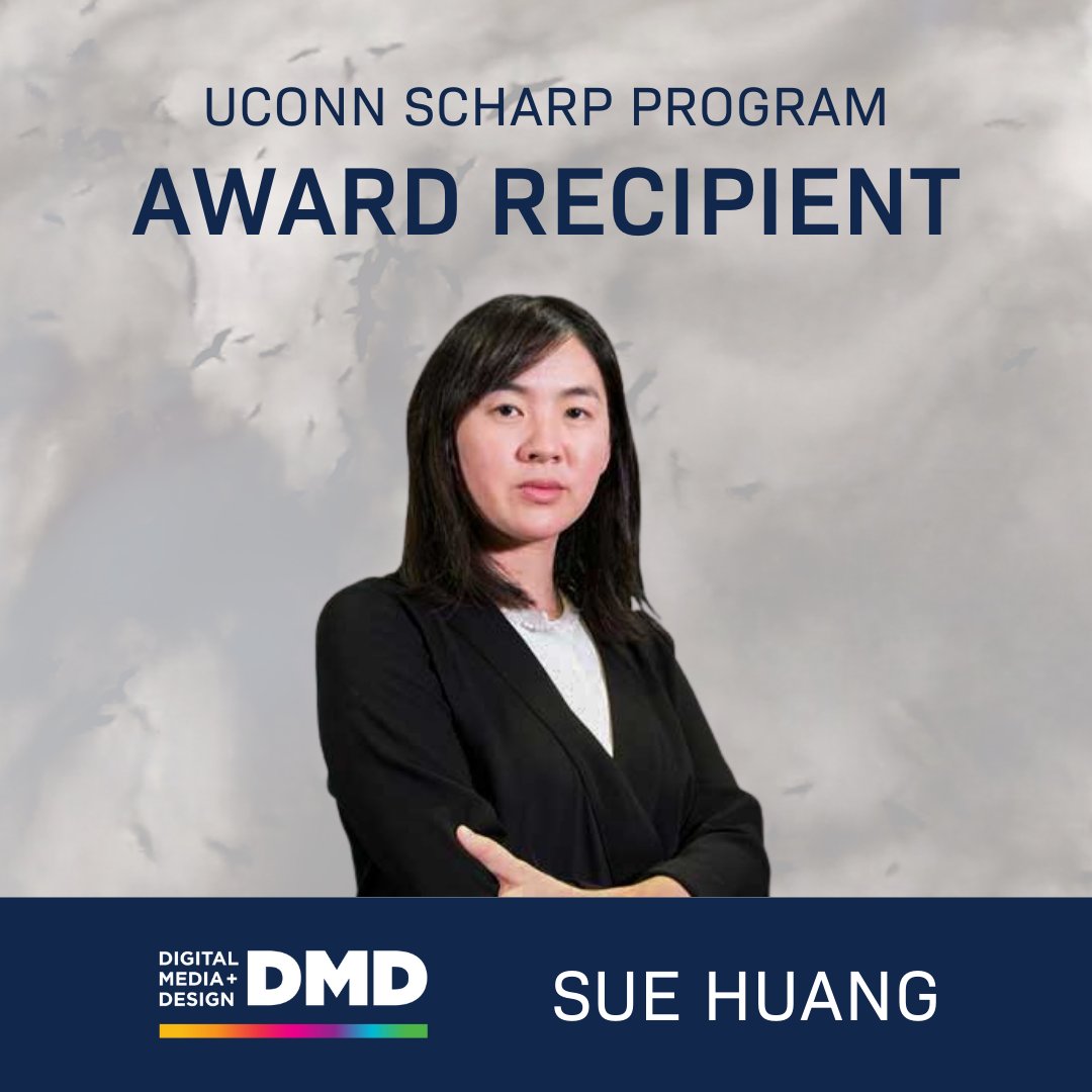 UConnDMD's tweet photo. Congrats to #UConnDMD professor Sue Huang on receiving the SCHARP Award from #UConn! STORY: https://t.co/dI7bSu9aBv @studiosuehuang https://t.co/1hvEi8iFzX