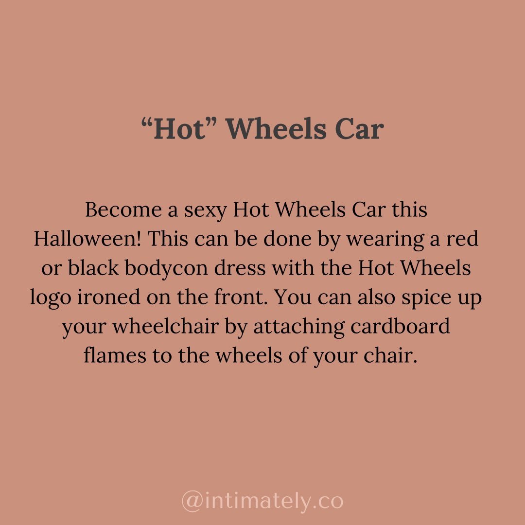 LiberareCo's tweet photo. Halloween is right around the corner!🎃If you haven’t decided what you want to dress as, swipe to read some of our costumes ideas that are adaptive to wheelchairs!
#AccessibleHalloween #DisabledButNotReally https://t.co/2KvHk2iNY6
