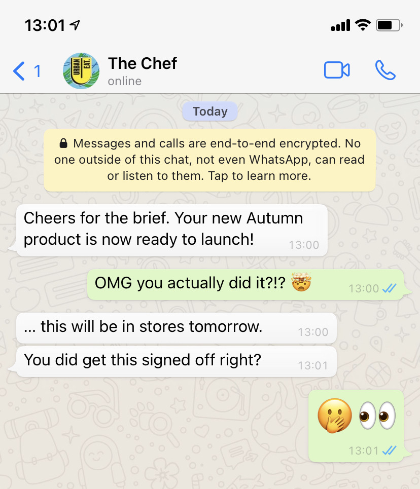 When you leave social media in charge 🍂🎃🌰… #UrbanEat