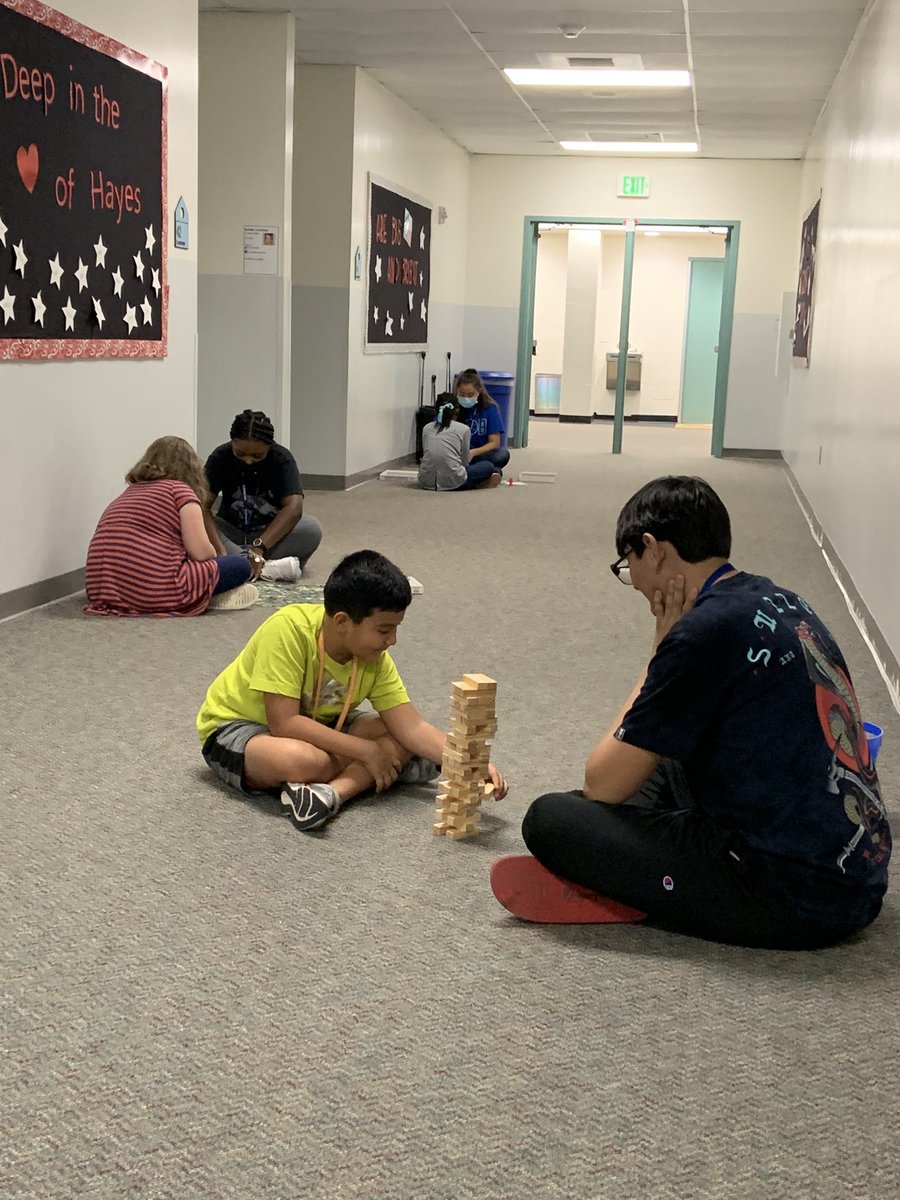 We welcomed our PALs from THS today! So glad they are here! <a href="/HayesHawks/">Jeanette Hayes Elem</a> <a href="/THS_Mustangs/">James E. Taylor High School</a>