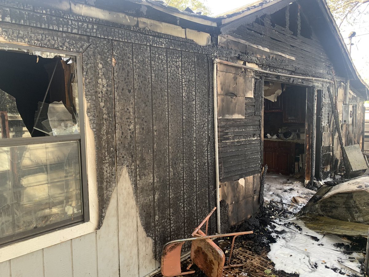 AFD called to a fire in 3700 block of SE 14th. 1st arriving unit saw hvy smoke and fire coming from roof of house in rear. FF’s made entry into back of bldg to search for victims. Crews found more fire in attic &amp; extinguished it completely.  
No injuries. Small dog rescued safely