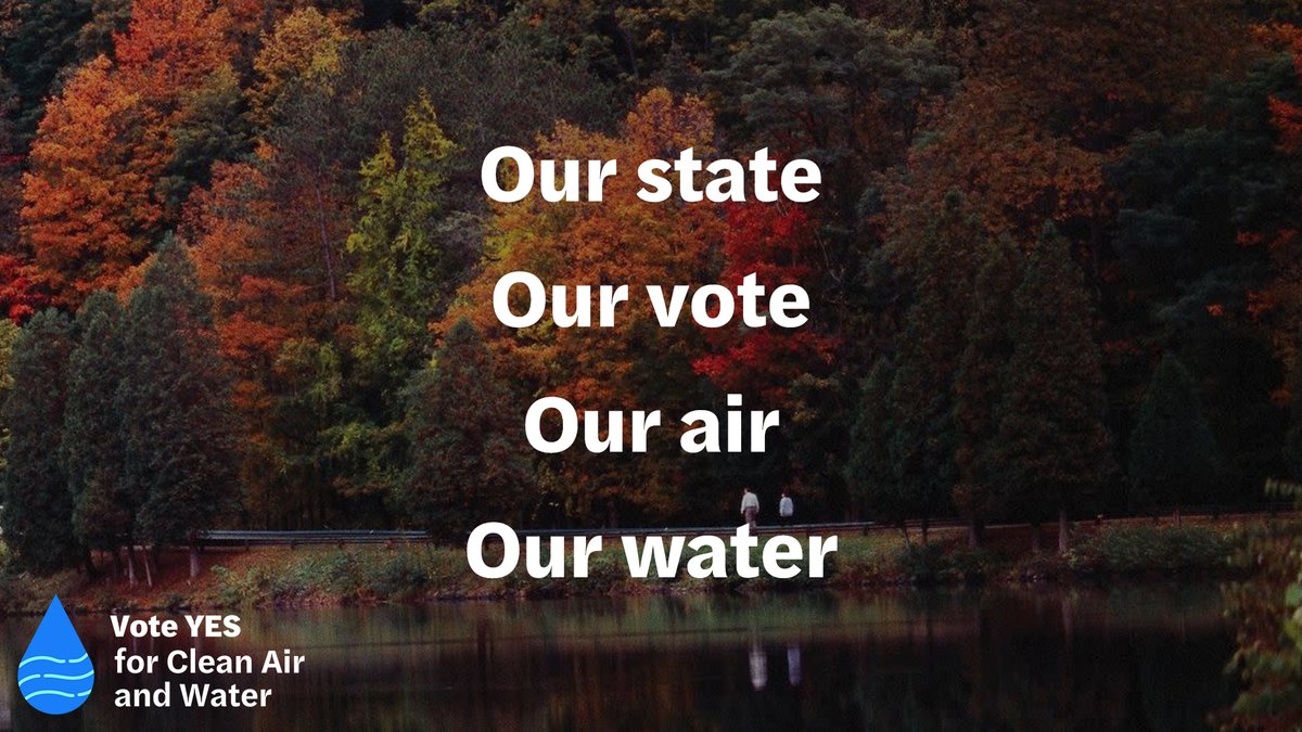 OurAirOurWater's tweet photo. #ElectionDay is here! The votes are rolling in and there’s still time to #VoteYESForCleanAirAndWater. Head to your polling location, find Prop 2 on the ballot, and check ✅YES ✅ to secure a healthful environment for yourself and your fellow New York neighbors. https://t.co/PHVQzLlP77