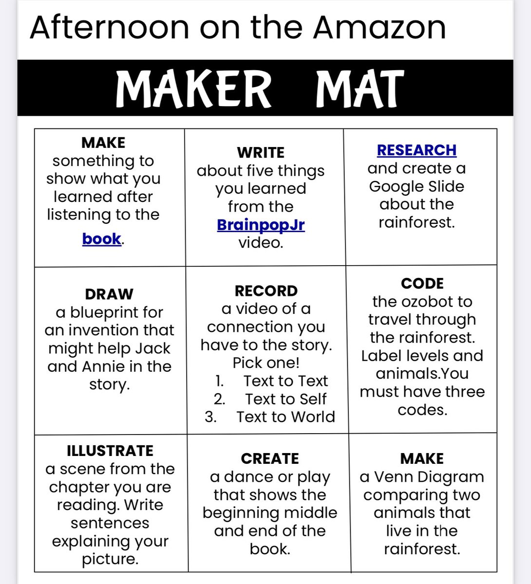 MsRosie_library's tweet photo. Finishing up lit circle and #makermat with one of my reading groups. Super creative. Wish I had them all day.
#transdisciplinary #montessori #library @JamesSimonsMont https://t.co/nWS0ajngYE