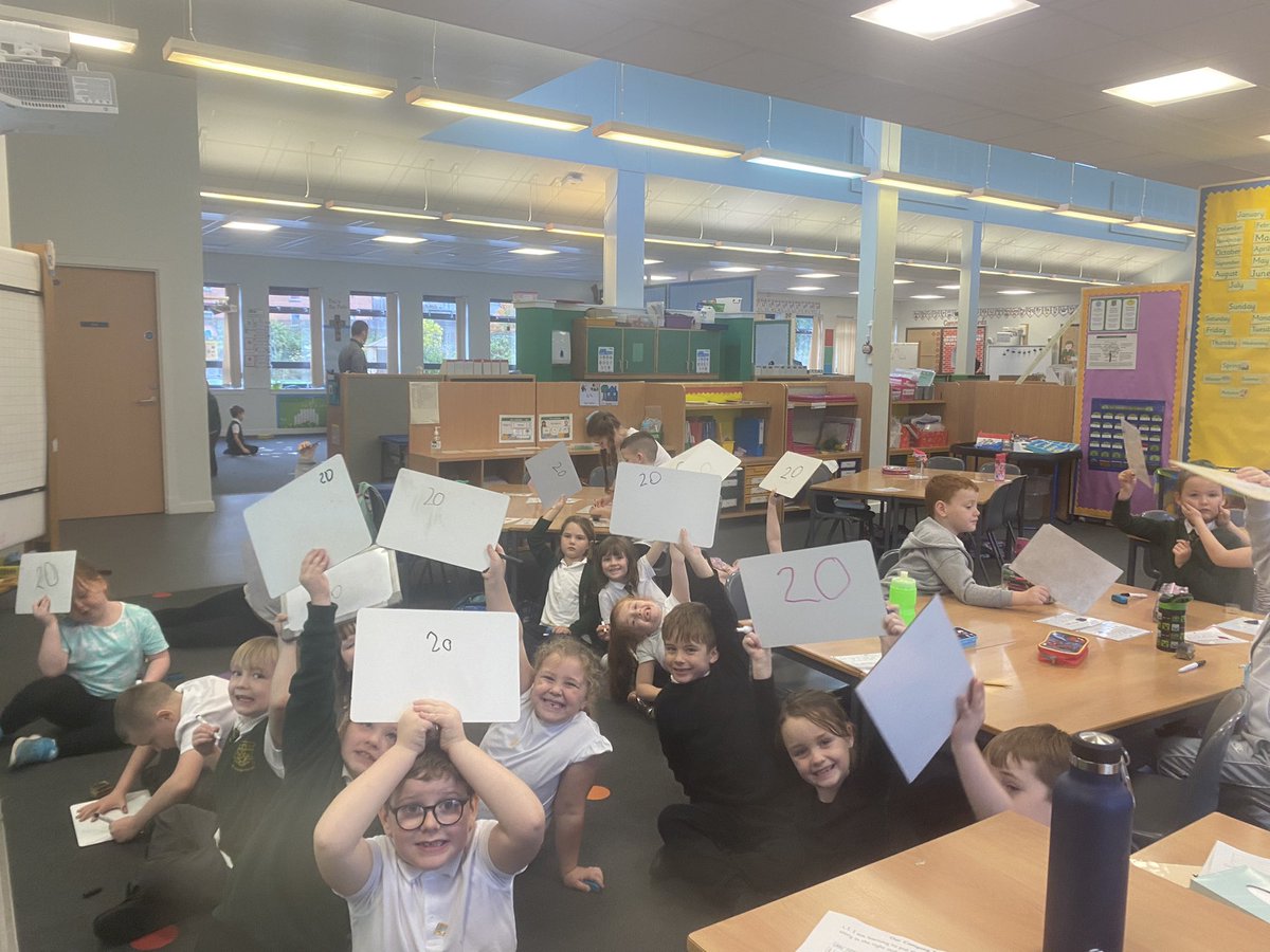 NicolsonMrs's tweet photo. This morning, Primary 2 were practising their addition skills. I was so impressed with their progress! 🔢➕☑️ https://t.co/UQ2OOpSGV8