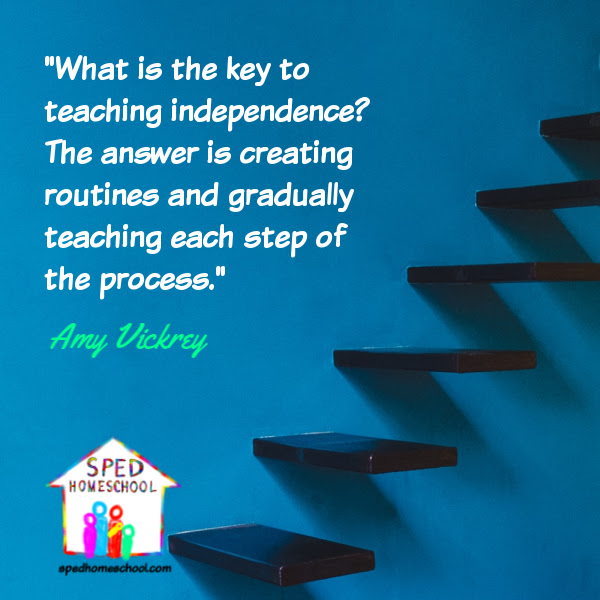 SPEDHomeschool's tweet image. #TuesdayQuote from #SPEDHomeschool
#creatingroutines #independence #teaching