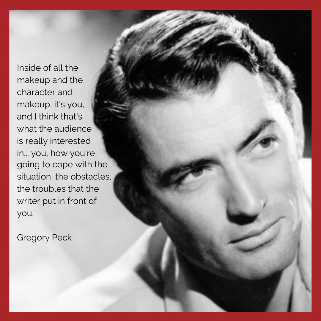 PlayhouseWest's tweet image. #AcademyAwardWinning #Actor &amp;amp; #ScreenLegend #GregoryPeck studied with #SanfordMeisner. Peck brought his #training into his work by how he talks about the use of self, just as #Meisner said “The truth of ourselves, is the root of our acting.” 🎭

#PlayhouseWest #TechniqueTuesday