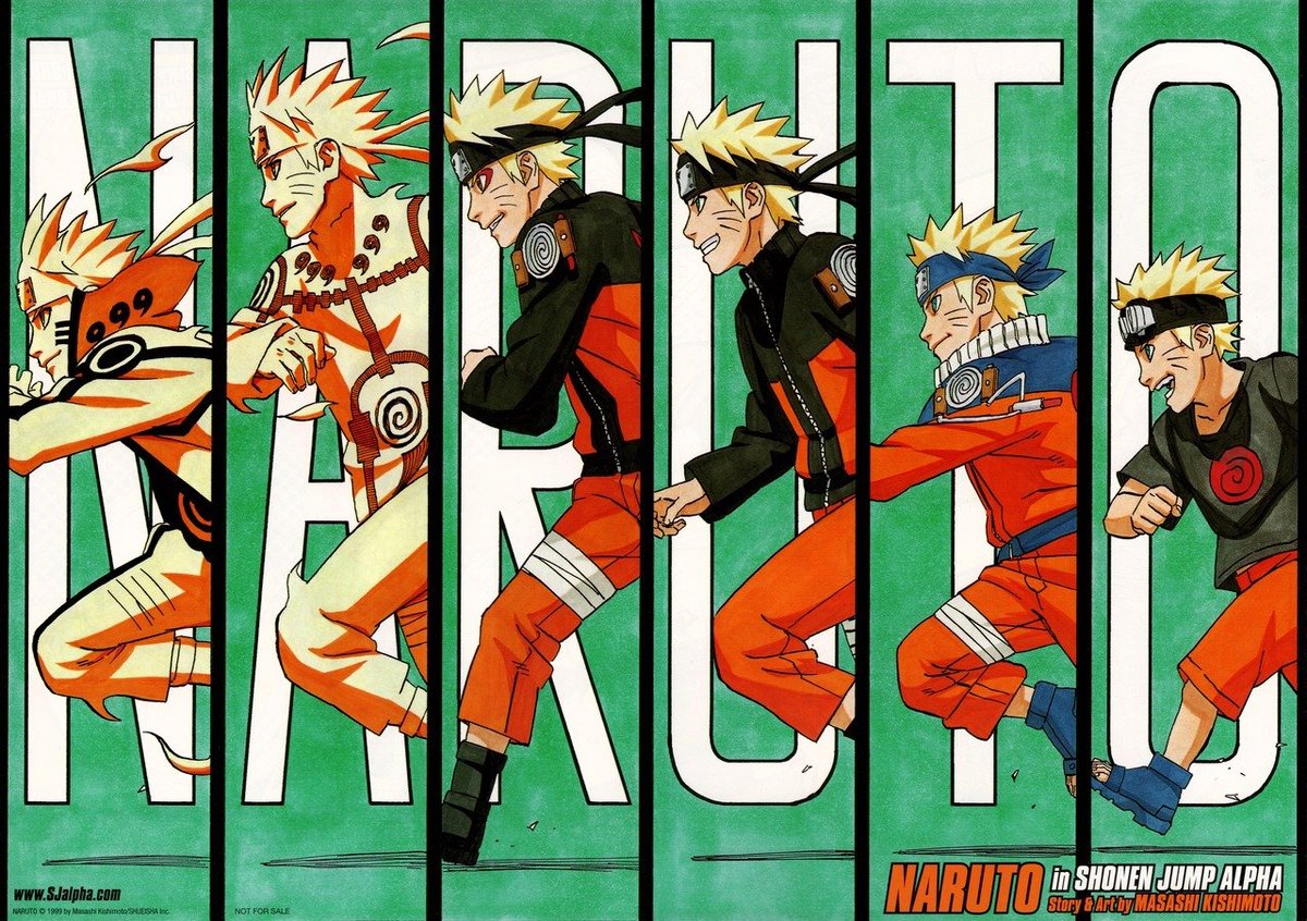 THREAD : Chaque arc de Naruto en 4 planches du manga