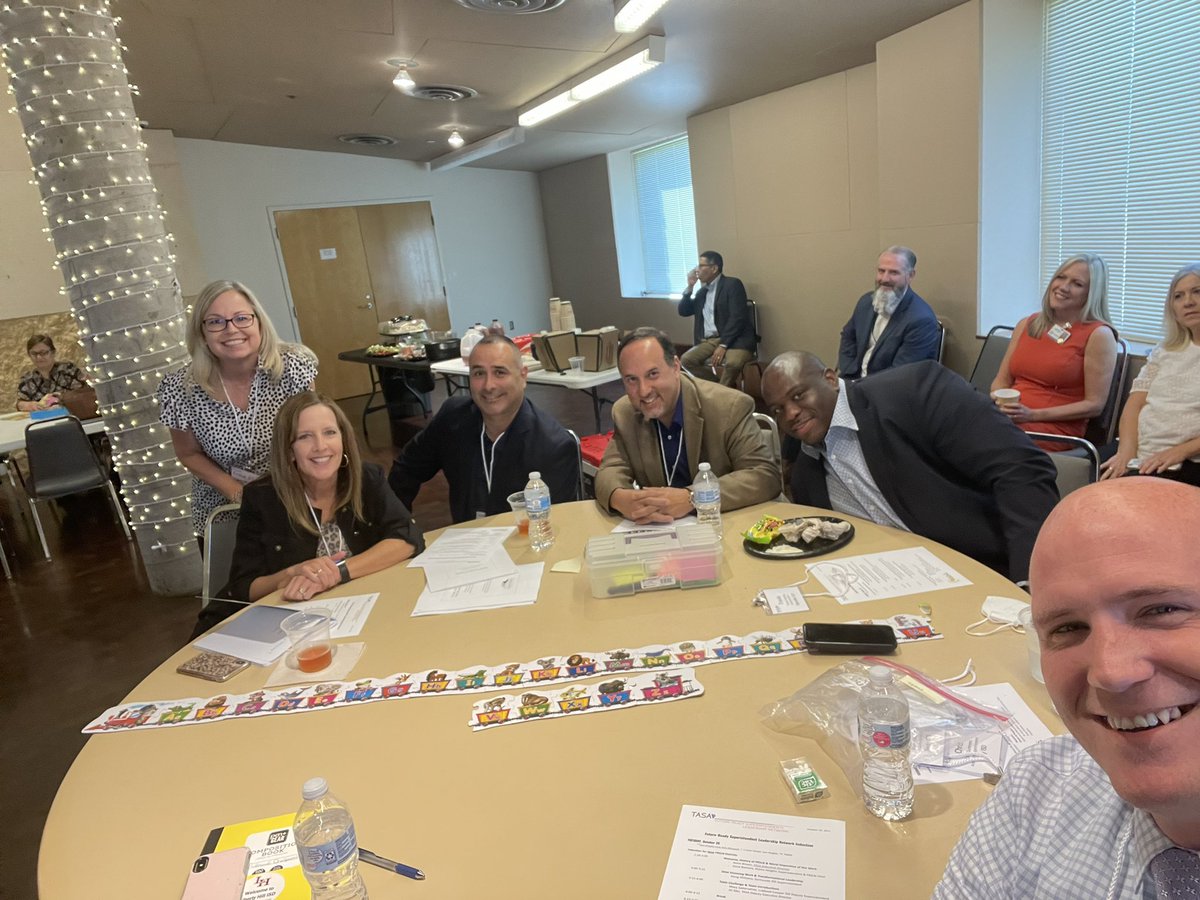 TravisMotal's tweet photo. “Team Train” representing in our Future Ready Superintendent Leadership Network activity. We made connections in teamwork that all schools are experiencing in Texas. #FRSLN @tasanet @KKlineLH @colesd2 @TryMeFanning1 @S_Snell https://t.co/JMuGyrc2ij