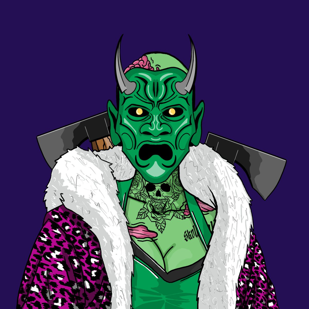 Zoltetov's tweet photo. @NFTrashman check out @skvllpvnkz. We have a super active community, a very cool roadmap that the devs are dedicated to work for, merch, and a halloween baby mint for every 2 skvlls you hold. We'd love to have you stop by! https://t.co/ptnXk4J20C