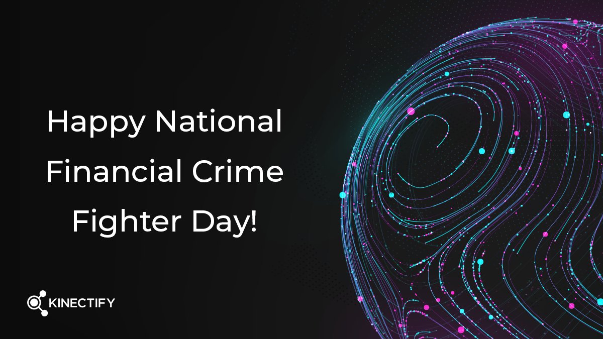 KinectifyAML's tweet photo. Happy National Financial Crime Fighter Day to all our financial crime fighters! Recognizing all AML professionals who are fighting day in and day out to prevent money laundering and financial crime. 💪 

#aml #amlnews #bsa #financialcrimes #nationalfinancialcrimefighterday https://t.co/4yjba5oCWg