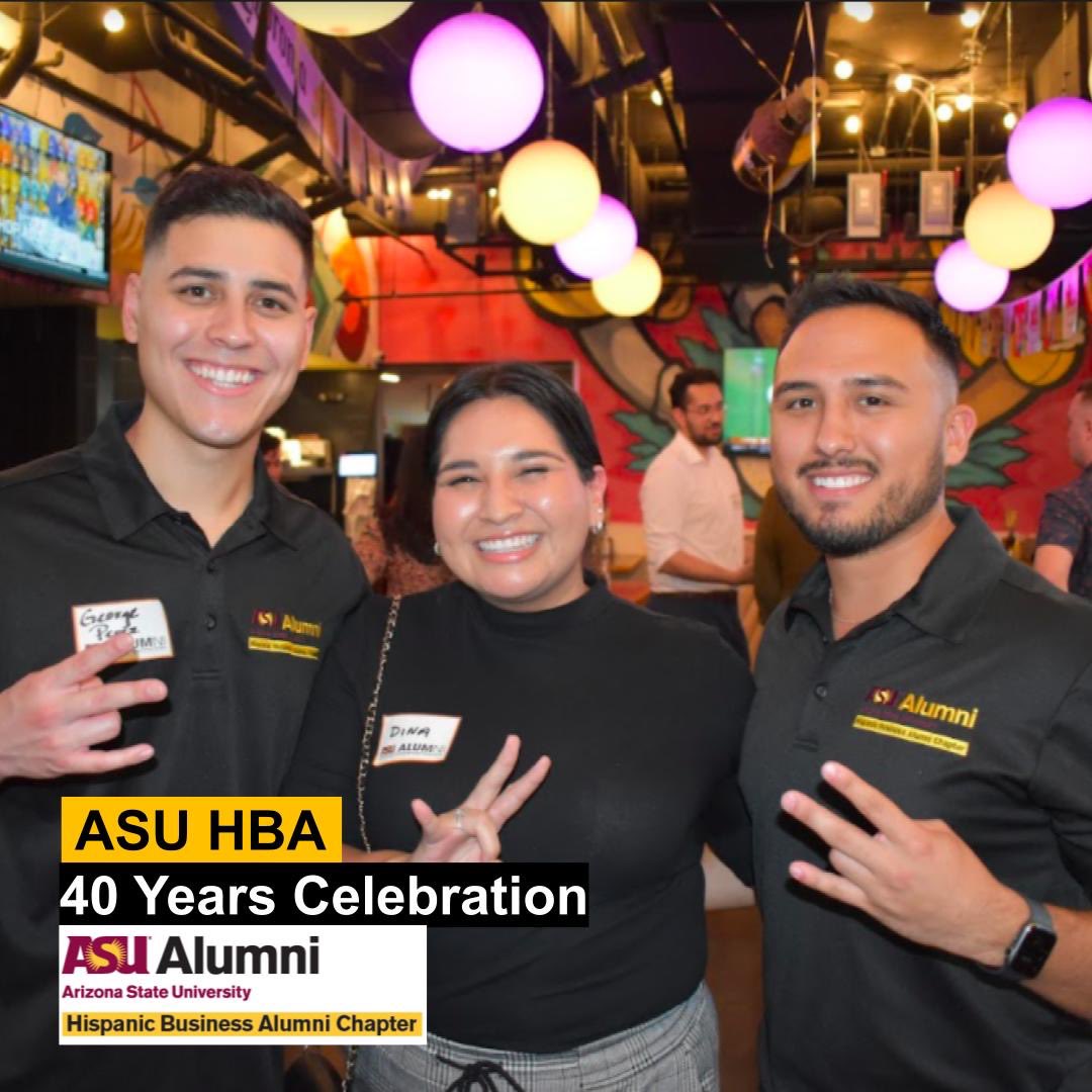 HBA_ASU's tweet photo. Hola Familia! 

This Saturday, 10/30 - HBA will be celebrating our upcoming 40th Anniversary of being a chapter with ASU Alumni! Join us at the parade as we will have a float celebrating with past HBA Presidents! https://t.co/vmugoEUJdA