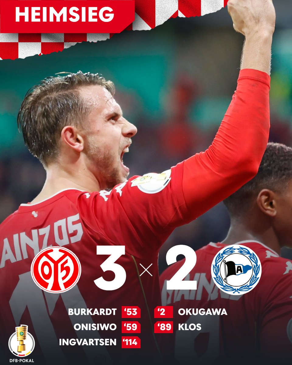 1FSVMainz05's tweet photo. ACHTELFINALE! https://t.co/VPElgCANvY