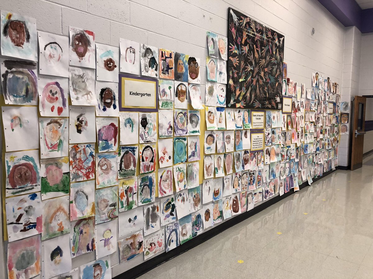 TeachLoveDaily's tweet photo. STEAM: K2 students brainstormed, planned &amp; created a paint brush, then they tested them by creating self portraits to honor Frida Kahlo! 3rd-5th grade students brainstormed, planned &amp; designed soccer stadiums!! Pele, the Brazilian soccer player, has got nothing on my cheetahs! https://t.co/jBUGlv55iD