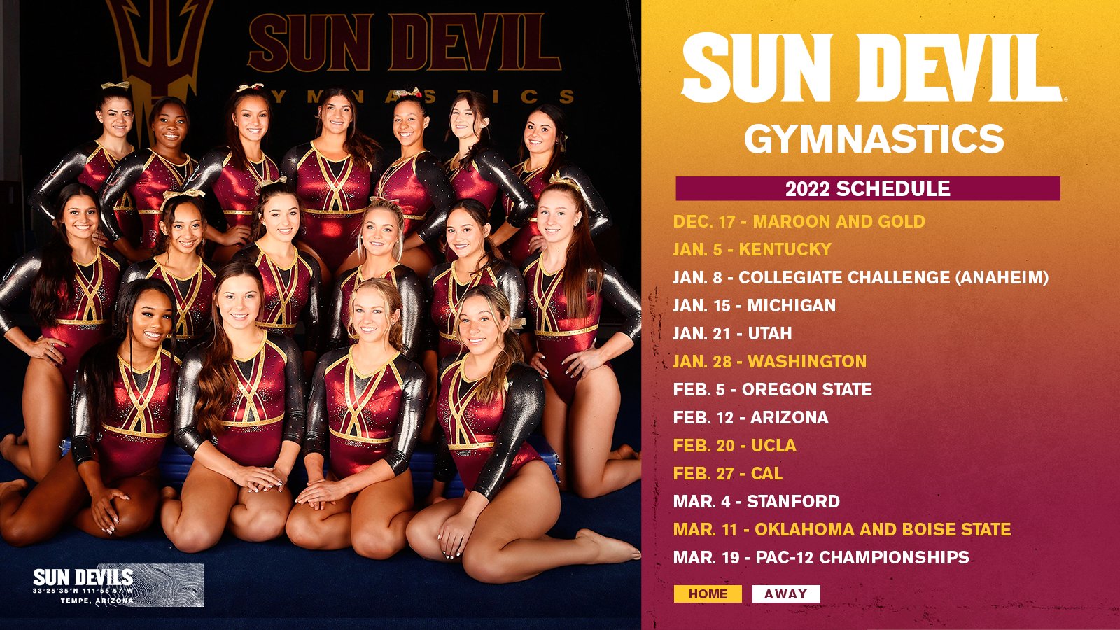 Utah Gymnastics Schedule 2022 Sun Devil Gymnastics On Twitter: "🚨 The 2022 Schedule Is Here 🚨 National  Champions And Another Stacked Pac-12 Slate? Bring It On 😈  Https://T.co/Jvx8Gcxlye" / Twitter