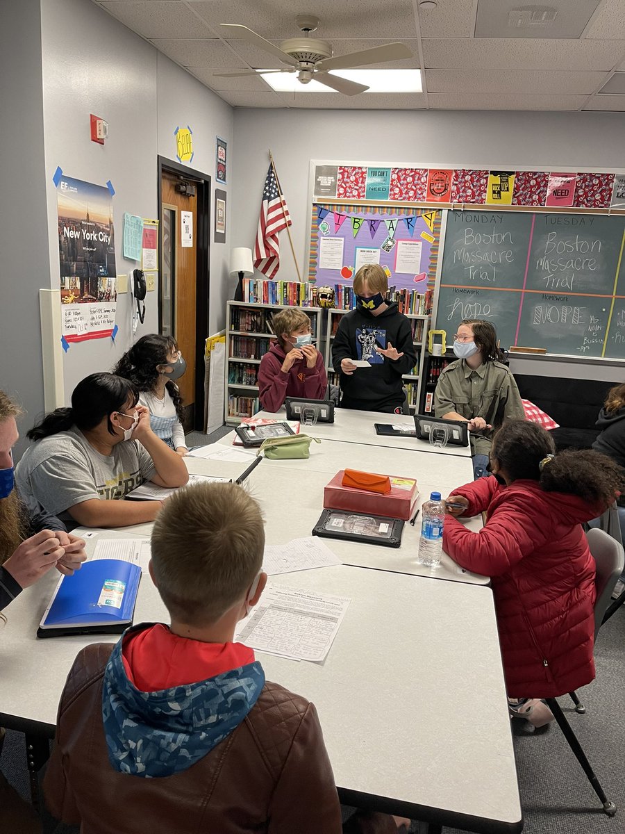 Today was the trial of the Boston Massacre. 
The question: Should the soldiers be convicted of murder of the dead colonists? 
The verdict: Innocent! 
#gentryleads