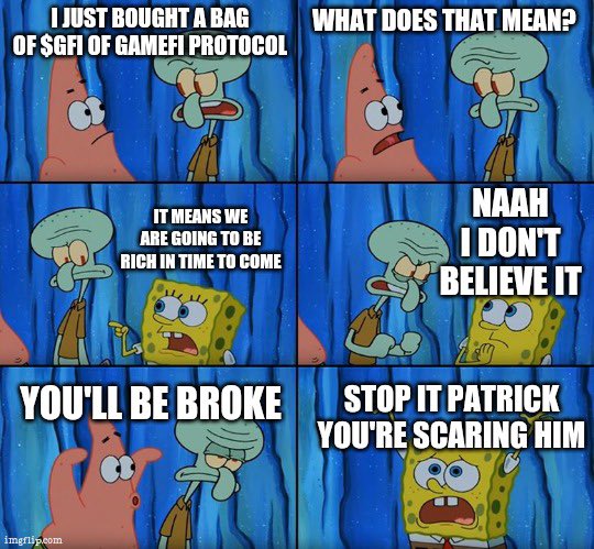 Mainmijo's tweet image. My entry for the @GamefiProtocol meme contest #GameFiProtocol #GFI #memecontest #GameFiProtocolMeme