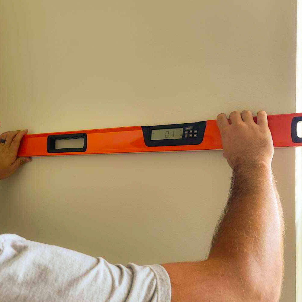 HusemanHomemade's tweet photo. #ToolTipTuesday Ever feel like the little bubble on a level just isn't precise enough? That's why we love our digital level! It's precise down to the exact angle!

Find out why it's one of our top must have tools and how it saved us on our shiplap project: https://t.co/y7K54HcApE https://t.co/p0nyjcUgyO